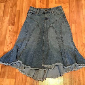 Younique Jean Denim Flare Skirt Size 1 (AS IS)